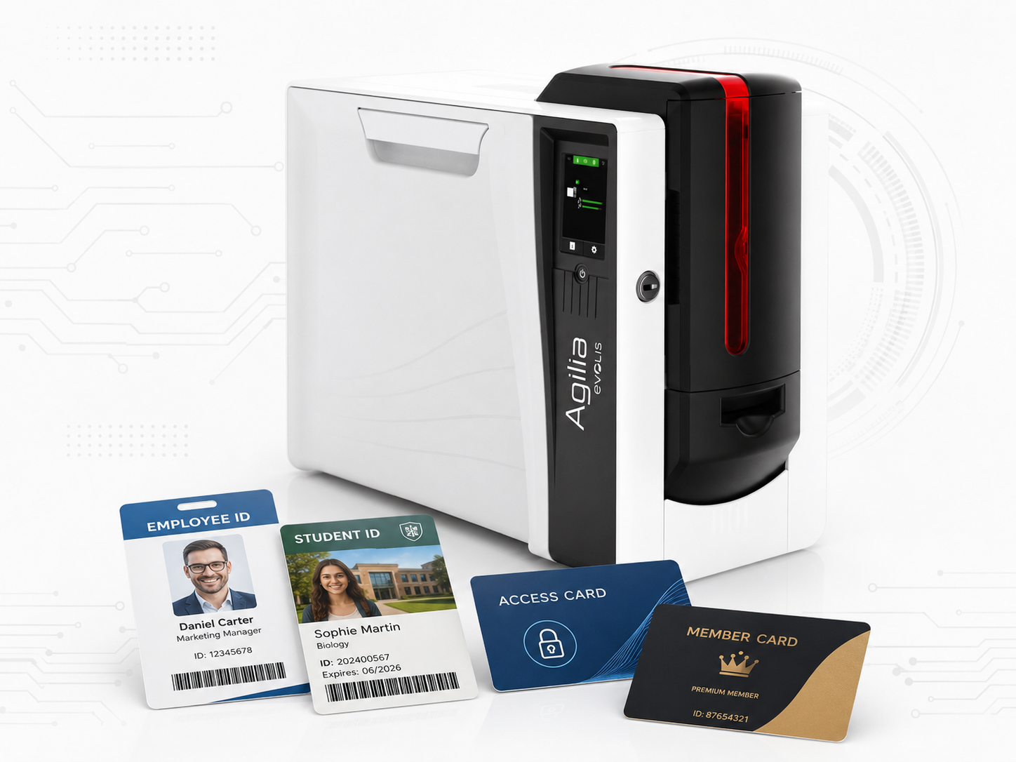Impresora Evolis Agilia para tarjetas por retransferencia