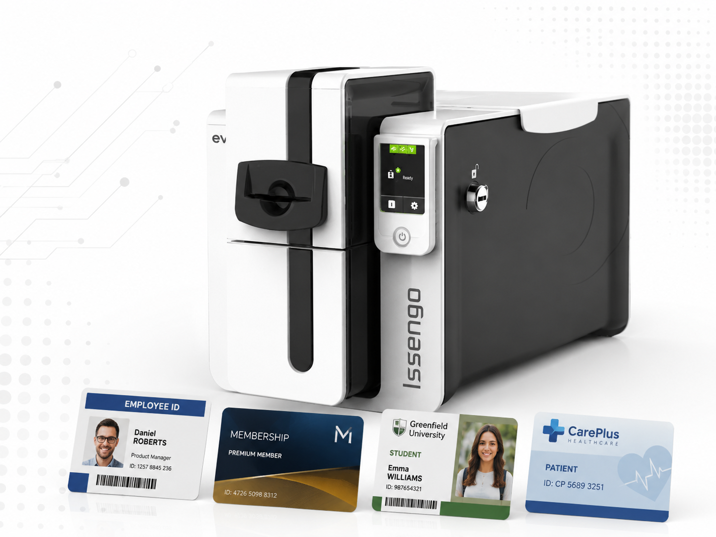 Impresora Evolis Issengo para emisión instantánea de tarjetas bancarias